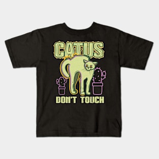 Cactus cat Kids T-Shirt